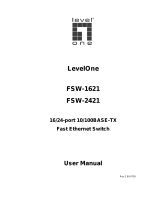 LevelOne FSW-1621 User manual