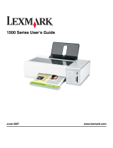 Lexmark Z1520 User manual