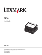 Lexmark E238 User manual