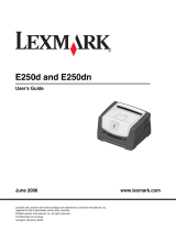 Lexmark E250DN - Govt Laser 30PPM Special Build Mono Taa User manual