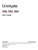 Lexmark 652dtn User manual