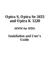 Lexmark Optra Se 3455 User manual