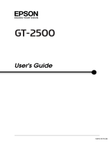 Epson GT-2500+ User manual