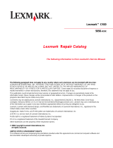 Lexmark C920 SERIES User manual