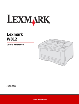 Lexmark W812 User manual