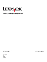 Lexmark Pro915 User manual