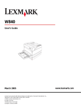Lexmark 840 User manual