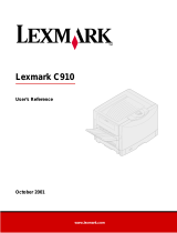 Lexmark 12N0011 - C 910dn Color LED Printer User manual
