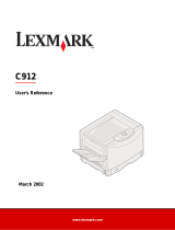 Lexmark 12N1515 - C 912fn Color LED Printer User manual