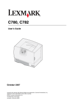 Lexmark C772 User manual