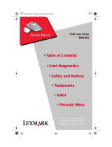 Lexmark C910 5055-01x User manual