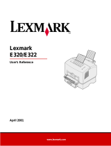 Lexmark 8A0150 - E 320 B/W Laser Printer User manual