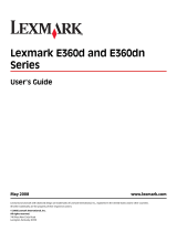 Lexmark E360dn Series User manual