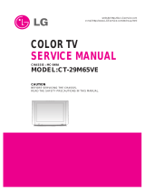 LG Electronics CT-29M65VE User manual