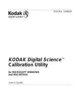 Kodak Digital Science Calibration Utility User manual