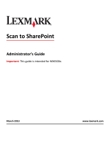 Lexmark MX6500E Installation guide