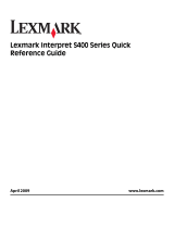 Lexmark Interpret S409 User manual