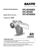 Sanyo VPC-HD1000 User manual