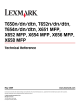Lexmark X651 MFP User manual