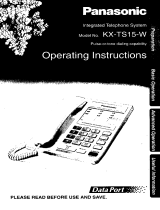 Panasonic KX-TS15-W User manual