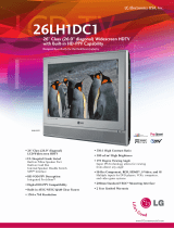 LG Electronics 26LH1DC1 User manual