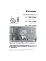 Panasonic KX-TG5423 User manual