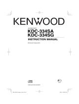 Kenwood KDC-334SA/SG User manual