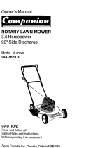 COMPANION 944.362010 User manual