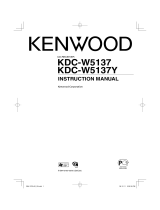 Kenwood KDC-W5137 User manual