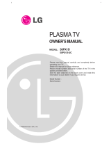 LG 50PX1D-UC User manual