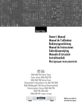 Rotel RT-06 User manual