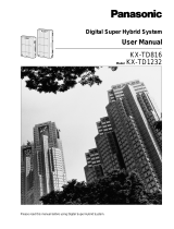 Panasonic KX-TD1232 User manual