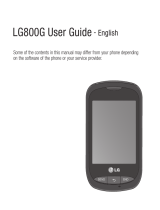 LG 800G User manual
