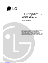 LG Electronics RU-48SZ40 User manual