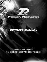 Power Acoustik PS1-4000D User manual