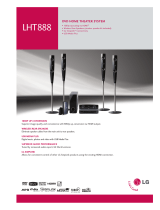 LG Electronics LHT888 User manual