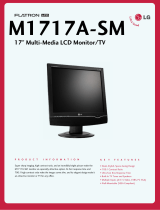 LG Electronics M1717A-SM User manual