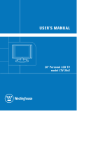 Westinghouse LTV-20V2 User manual