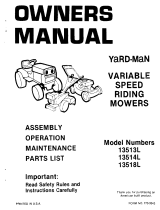 Yard-Man 13513L User manual