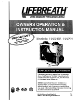 Lifebreath 100 DEF User manual