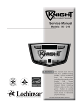 Lochinvar KNIGHT 50 User manual