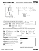 Lightolier 4073U User manual