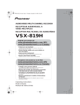 Pioneer VSX-819H User manual