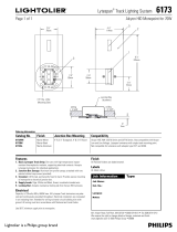 Lightolier 6173 User manual