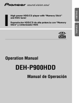 Pioneer deh-p900hdd User manual