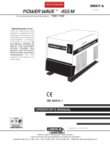 Lincoln Electric 455 M User manual