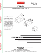 Lincoln Electric LF-72/74 User manual