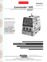 Lincoln Electric COMMANDER SVM153-A User manual