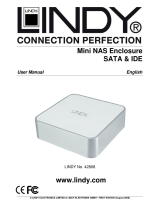 Lindy Mini NAS Enclosure SATA & IDE 42808 User manual