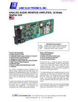 Link electronic 1626 User manual